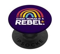 Oscar Wilde Positive Quote Every Woman Is A Rebel Gifts PopSockets Adhesive PopGrip