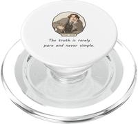 Oscar Wilde said, "Truth is Rarely Pure and Never Simple" PopSockets PopGrip for MagSafe