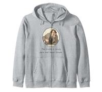 Oscar Wilde said, "Truth is Rarely Pure and Never Simple" Zip Hoodie