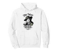 Oscar Wilde The Wit Portrait Flower Victorian Literary Pullover Hoodie