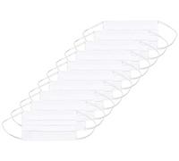 Oscars Apparel Pleated Adult Face Mask Elastic 10 Pack Adult Elastic Mask