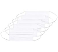 Oscars Apparel Pleated Adult Face Mask Elastic 5 Pack, Adult Elastic Mask