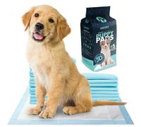 Oscars Disposable Puppy Pads - 5 Layers, Rapid Absorption, Sticky Tabs, Leakproof Border - 56Cm X 56Cm, 50 Pack X 9 (450 Pads)