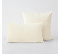 Oscars Emporium Cushion Covers 13 Colours Pillow cover 45cm x 45cm | 30cm x 50cm | 65cm x 65cm Soft Cushions Velvet Cushions | Throw Cushion | Luxury Cushion Invisible zip (30cm x 50cm, Beige)