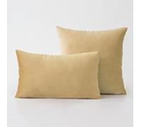 Oscars Emporium Cushion Covers 13 Colours Pillow cover 45cm x 45cm | 30cm x 50cm | 65cm x 65cm Soft Cushions Velvet Cushions | Throw Cushion | Luxury Cushion Invisible zip (65cm x 65cm, Khaki)