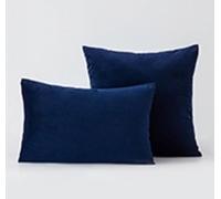 Oscars Emporium Cushion Covers 13 Colours Pillow cover 45cm x 45cm | 30cm x 50cm | 65cm x 65cm Soft Cushions Velvet Cushions | Throw Cushion | Luxury Cushion Invisible zip (45cm x 45cm, Navy Blue)