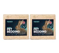 Oscars Medium Bale Small Pet Bedding - Biodegradable, Non-Scented Wood Shavings For Rabbits, Hamsters, Guinea Pigs - 5Kg