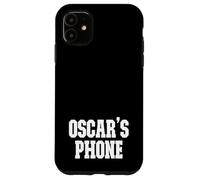 Oscar's Phone Oscar Name Personalized White Black Case for iPhone 11