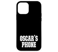 Oscar's Phone Oscar Name Personalized White Black Case for iPhone 12 mini