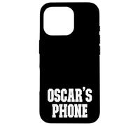 Oscar's Phone Oscar Name Personalized White Black Case for iPhone 16 Pro