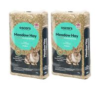 Oscars Premium Meadow Hay, 3kg- Rabbit Food, Hamster & Guinea Pig Food | Healthy Digestion, Dental Wear Support, Natural Foraging Enrichment Bedding, Harvested from Chemical-Free Pastures