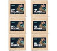 Oscars Wood Shavings Natural Small Pet Bedding, 2.5kg - for Hamster Cage, Guinea Pig Cage, Rabbit Hutch - Soft Biodegradable Hamster Bedding, Odour Control Eco Friendly Substrate (15kg)