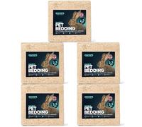 Oscars Wood Shavings Natural Small Pet Bedding, 2.5kg - for Hamster Cage, Guinea Pig Cage, Rabbit Hutch - Soft Biodegradable Hamster Bedding, Odour Control Eco Friendly Substrate (12.5kg)