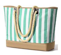 oscaurt Large Beach Bags for Women, Beach Bag, Waterproof Beach Tote Bag with Wet Compartment Summer Handbags Travel Holiday Essentials, Family Shoulder Bags Beach Accessories