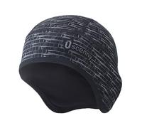 Oscenny Cycling Cap Under Helmet,Running Cap,Stretch Soft Wind-Proof for Outdoor Sports Motorcycle,ski,Football,Running Skull Cap Beanie,Men Women Autumn Winter (Black-Multi)