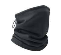 Oscenny Snoods for Men,Adjustble,Smooth Durable Material,Skin-friendly Lined Fleece for Men Women Quick Dry Thermal Multifunktion Snood for Ski,Moto,Cycling,Running,Camping Winter (Black-Drewstring)