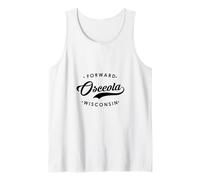 Osceola WI State Motto for Men Women. Tank Top