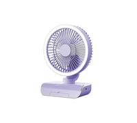 Oscillating Air Circulator Fan 5 Speeds Oscillating Personal Fan with Remote Control 4000mAh Rechargeable Air