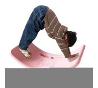 Oscillating Balance Board for Kids | Non-Slip Curved Balance Board with Bouncy Ball - Curvy Yoga Fun Balance Training Equipment