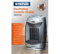 Oscillating Ceramic Heater - 1500W Portable Electric Heater