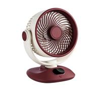 Oscillating Desk Fan | 3 Speeds Rechargeable Oscillating Portable Device | Personal Desk Fan | for Office Bedroom Living Room Kitchen Bathroom Study Dorm Apartment Travel Rv Camping Outdoor Workshop