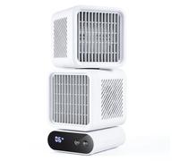 Oscillating Desk Fan for Office,4000mAh Battery,6 Speed Quiet Portable Fan