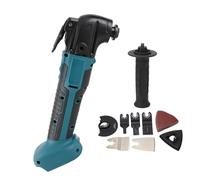 Oscillating Multitool Saw Kit, ABS Construction, 6000-20000RPM, Cordless 18V Battery Powered - Adjustable Swing Angle, Versatile Speed Control, Ideal for Cutting and Sanding