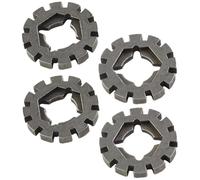 Oscillating Saw Blade Adapter for Multi Master Power Tools, 4 Pack, 25mm Shank, Oxidation-Resisting Steel for Woodworking DIY Projects