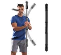 OSCILLATING SLIM Fitness Bar for Workout,Elastic Exercise Bar, Vibration Shake Weight Stick,Body Physical Therapy,Core Strength Training,Arm Shoulder Stretch At Home Gym.