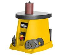 Oscillating Spindle Sander 450W, Electric Drum Sander, Max Speed 2000 RPM, Cast Iron Table, Includes 5 Rubber Shafts and 3 Sandpaper Sets for Woodworking Projects