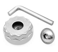 Oscillating Tool Adapter Star-Shaped Lock to | rugged metal body, fast swaps between tasks, for DIY and camping, no second kit needed, hex wrench included