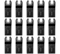 Oscillating Tool Blades, 15Pcs Multi Tool Blade, Oscillating Saw Blades, Multi Tool Blades Wood and Metal, for Cutting Wood, Metal, Plastic, Oscillating Tool Accessories