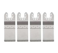 Oscillating Tool Blades, 4Pcs Diamond Oscillating Multitool Sharp Saw Blades for Cutting Wood and Grout Removal