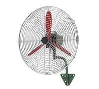 Oscillating Wall Mounted Floor Fan with 3 Speed Settings and 120 Degree Oscillation - Ideal for Home, Office, Workshop, Factory, and Basement