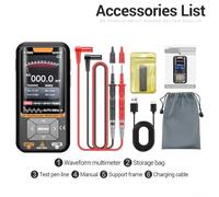 Oscilloscope Multimeter 2 in 1, 5 MHz Bandwidth, 48 MSa/s Sampling Rate, Portable Digital Tester with 3.2-inch TFT Color Screen, Auto/Manual Range, for AOS12(AOS12)