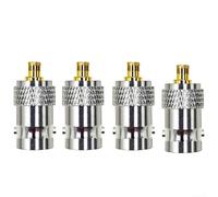 Oscilloscope Probe Adapter for DSO for tc2 TC3-100MHz High Voltage Test Tool with Stable Tip for Digital Oscilloscope Measurements Silver(4pcs)