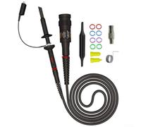 Oscilloscope Probe Kit 200mhz With Switchable 1x Attenuation For General Digital Virtual Handheld Scopes Bnc Interface Test Leads Set Black