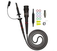 Oscilloscope Probe With Adjustable 1X/10X Attenuation And Connector For Pp510, Pp215 Series, Secure Ground Clip And Calibration Capacitor For Accurate Test Measurements In Industrial Applications