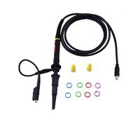 Oscilloscope Probes - 47.24 Inches 60MHz Current Probe | 1x 10x Attenuation BNC Clip Probes, Portable Accurate Oscilloscope Test Lead With Interchangeable Tips For Electronics Engineering, Repair,