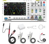 Osciloscopio fnirsi 1014d - generador de señal DDS de osciloscopio digital en dos en uno, ancho de banda de 100 MHz de 2 canales 1gsa / s tasa de muestreo