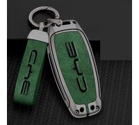 OscitY Car Zinc alloy Key Shells,For BYD Frigate Destroyer Seal Dolphin Seagull Key Cover Remote Case water proof Anti-scratch dust-proof protective Accessories,C/Green-gun color