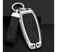 OscitY Car Zinc alloy Key Shells,For BYD Frigate Destroyer Seal Dolphin Seagull Key Cover Remote Case water proof Anti-scratch dust-proof protective Accessories,A/Black-silver