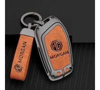 OscitY Car Zinc alloy Key Shells,For MG MG6 5 MG EZS 6pro ZS HS Key Cover Remote Case water proof Anti-scratch dust-proof protective Accessories,B/Orange-gun color