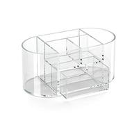 OSCO Clear Acrylic Desk Organiser with Drawer