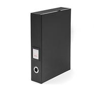 Osco Faux Leather Box File - Black, BKPUBF1