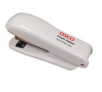 OSCO White Hi-Gloss Plastic Stapler | 10 Sheet Capacity | Transparent | H5.4 x W3.3 x D12.6 cm |