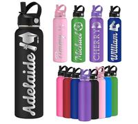 Oscolewis Custom Water Bottle Personalized Stainless Steel Name Water Bottles 12 18 24 32 40oz Customized Engraved Insulated Bottle for Women Men Icon8
