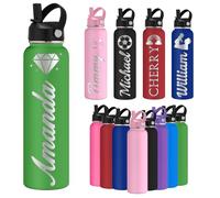 Oscolewis Custom Water Bottle Personalized Stainless Steel Name Water Bottles 12 18 24 32 40oz Customized Engraved Insulated Bottle for Women Men Icon6