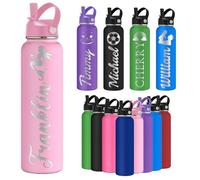 Oscolewis Custom Water Bottle Personalized Stainless Steel Name Water Bottles 12 18 24 32 40oz Customized Engraved Insulated Bottle for Women Men Icon1