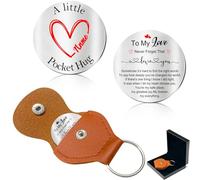 Oscolewis Personalised Pocket Hug Custom Photo/Logo/Text Challenge Coin to My Brother Mother Anniversary Wedding Valentine'S Hug Token Gifts Appreciation Coin Bulk Style2
